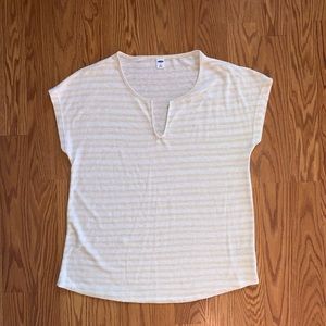 🌺3/$20🌺 Old Navy Cream Tan shirt